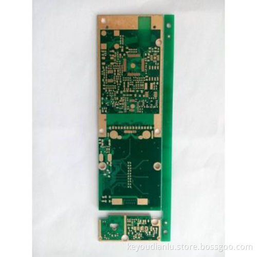 FR4 multilayer PCB green mask for laser measurement